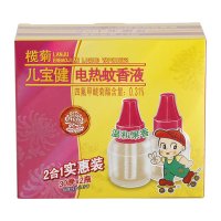 榄菊儿宝健 果香型电热蚊香液2合1实惠装34ml/瓶*2(60晚)