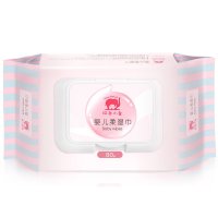 红色小象婴儿柔湿巾80p