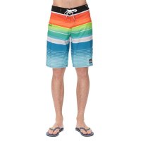 Quiksilver 2016新款夏季沙滩裤男士户外运动速干短裤冲浪裤 61-1515-KVJ6 橙蓝间色 32(2尺6)