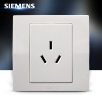 西门子(SIEMENS)悦动系列雅白16A三孔空调插座电源插座 5UB80433NC01
