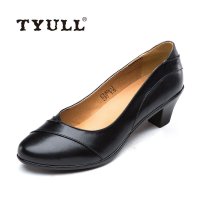 垂钓者(TYULL) 女士皮鞋女单鞋 1326 棕色 38码