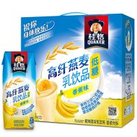 桂格高纤燕麦乳香蕉味(利乐)礼盒装250 g X 12