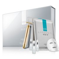 娜歌诗水漾润肤补水滋润面膜套装 6片面膜3瓶精华液配美容仪
