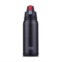 力巴铁(LB)不锈钢户外大容量运动水壶 600ml 石墨