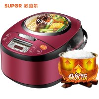 SUPOR/苏泊尔电饭煲CFXB40FC8140-75 智能可视窗电饭锅 陶晶内胆 家用4-6人电饭锅