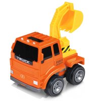 【苏宁红孩子】乐飞lefei城市惯性车 儿童益智玩具 益智惯性工程车 3977