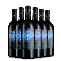 法国原瓶进口红酒整箱 梦诺蓝色星空干红葡萄酒750ml*6