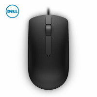 戴尔(DELL)MS116 有线鼠标 商务办公鼠标(黑色)(适用于联想,华为,惠普,小米等品牌笔记本台式机) 黑色
