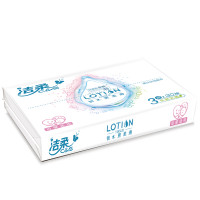 洁柔lotion系列柔润30抽抽取式面巾(单包装)