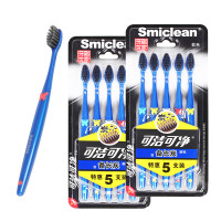 可洁可净含备长炭刷毛5支特惠装牙刷两组DY006