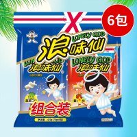 旺旺 浪味仙 组合装 膨化食品 零食薯片 蔬菜+番茄 420g