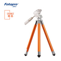 富图宝(Fotopro) FY-583 橘色 便携八节迷你三脚架照相机微单摄像机手机三角架