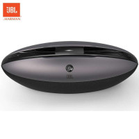 JBL BOAT 音乐快艇 卧室蓝牙音箱 苹果5/6S充电底座音响 自带闹钟和FM电台 钛金黑