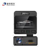 清华同方1296P高清夜视广角行车记录仪迷你隐藏自带屏幕与手机WIFI互联自由分享320度自由旋转镜头