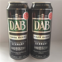 德国DAB大奔啤酒黑啤听装 500ml*24