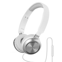 漫步者（Edifier） K710P耳机头戴式 电脑游戏手机耳麦重低音带话筒 白色