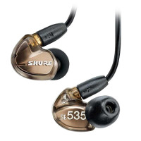 舒尔(SHURE) SE535 V 三单元动铁HIFI入耳式耳机 碳金色