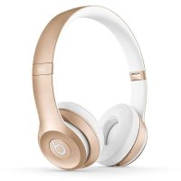 Beats Solo2 Wireless无线蓝牙耳麦耳机 头戴式运动耳麦 蓝牙耳机 香槟金