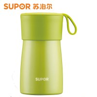 苏泊尔(SUPOR)魔法焖烧杯KC50BA1 304不锈钢焖粥汤壶营养羹汤煲宝宝学生外出便携保温水杯500ml 香草青