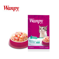 顽皮(Wanpy)猫用（活力营养）鸡肉+蟹肉鲜封包80g