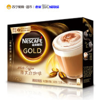 雀巢金牌臻享白咖啡条装即溶咖啡饮品12x29g