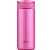 虎牌(tiger)保温杯MMW-A36C 水杯杯子超轻保冷杯不锈钢时尚男女真空杯 360ml 高光银红PR 高光银红