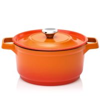 炊大皇(COOKER KING) 铁器世家五号 火焰橘 20cm T20ATQ5
