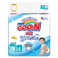 大王（GOO.N）环贴式纸尿裤 维E系列 大号（L号）24片 （9kg-14kg）
