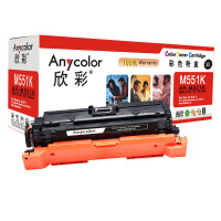 欣彩(Anycolor)CE400A硒鼓(专业版)507A黑色AR-M551K适用惠普HPM551n M575dn 黑色