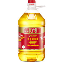 金龙鱼调和油4L桶装大桶食用油食用调和油植物油粮油家用桶装油金龙鱼油黄金比例比例1:1:1