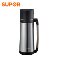 苏泊尔(SUPOR)旅行真空保温壶KC12AG1 儒雅黑1.5L