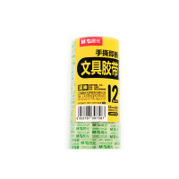晨光(M&G)97318透明玻璃小胶带 24卷装 文具胶带 透明胶带 小胶布 小胶纸 玻璃胶带办公透明胶