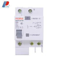 人民 低压开关 漏电保护器 32A 单相 DZ47LE-1P/32A