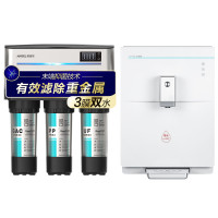 安吉尔（ANGEL）净水套餐家用直饮净水器净水机J2375-ROB8过滤+壁挂式冷热型加热管线机饮水机Y2518