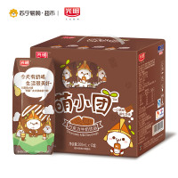 光明萌小团巧克力牛奶饮品200ml*12