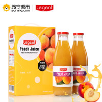 良珍（Legent）桃汁 西班牙进口黄桃汁 大瓶装饮品饮料 1L×2/礼盒装 送礼饮料