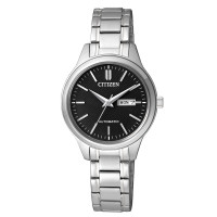 西铁城(CITIZEN)手表 自动机械黑盘钢带休闲女表PD7140-58EB PD7140-58EB
