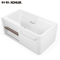 【苏宁自营】科勒希尔维1.7米整体化浴缸 压克力浴缸 带排水（左角位）99023T