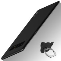 ESCASE 三星Note8全包烤漆肤感硬壳【送指环扣】肤感黑