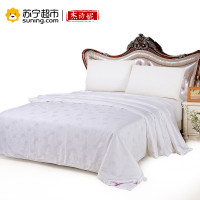 杰诗妮圆点提花蚕丝被 白色 2.0*2.3m（1斤）