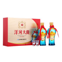 洋河 新天蓝礼盒 42度 500ml*2瓶 口感绵柔浓香型