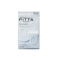 PITTA MASK 日本进口 可水洗口罩 防花粉防污染 聚氨酯无纺布材质 耳戴式口罩 潮款3枚 白色