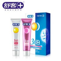 舒客 流光白早晚牙膏（细致亮白）65g+65g （组）