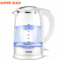 SUPOR 苏泊尔玻璃电水壶迅捷系列SWF17E25C 黑色