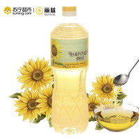 丽兹葵花籽油 食用油 物理压榨 乌克兰原装进口 1L