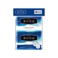大王(GOO.N) 日本进口 奢华保湿抽纸湿纸巾 口袋装 14抽/包 4包