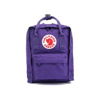 [直营][诺一同款]Fjall Raven 瑞典 北极狐 Kanken迷你款 欧美时尚 涤纶 拉链 双肩包 紫色