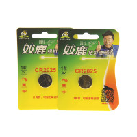 双鹿 扣式 锂电池 CR2025 1粒/卡 （卡）