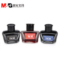 晨光文具钢笔专用墨水W9001 书写墨水 60ml 纯蓝 6瓶装yz