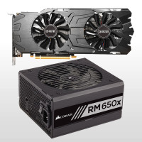 影驰(Galaxy）GTX1080Ti大将显卡 配 美商海盗船(USCorsair）额定650W RM650x电源 套装